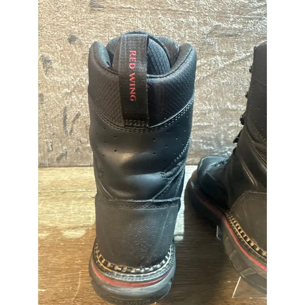 Red Wing TruGuard Lite 2553 Men's 9.5 D Safety Toe Waterproof Work Boots EH BLK